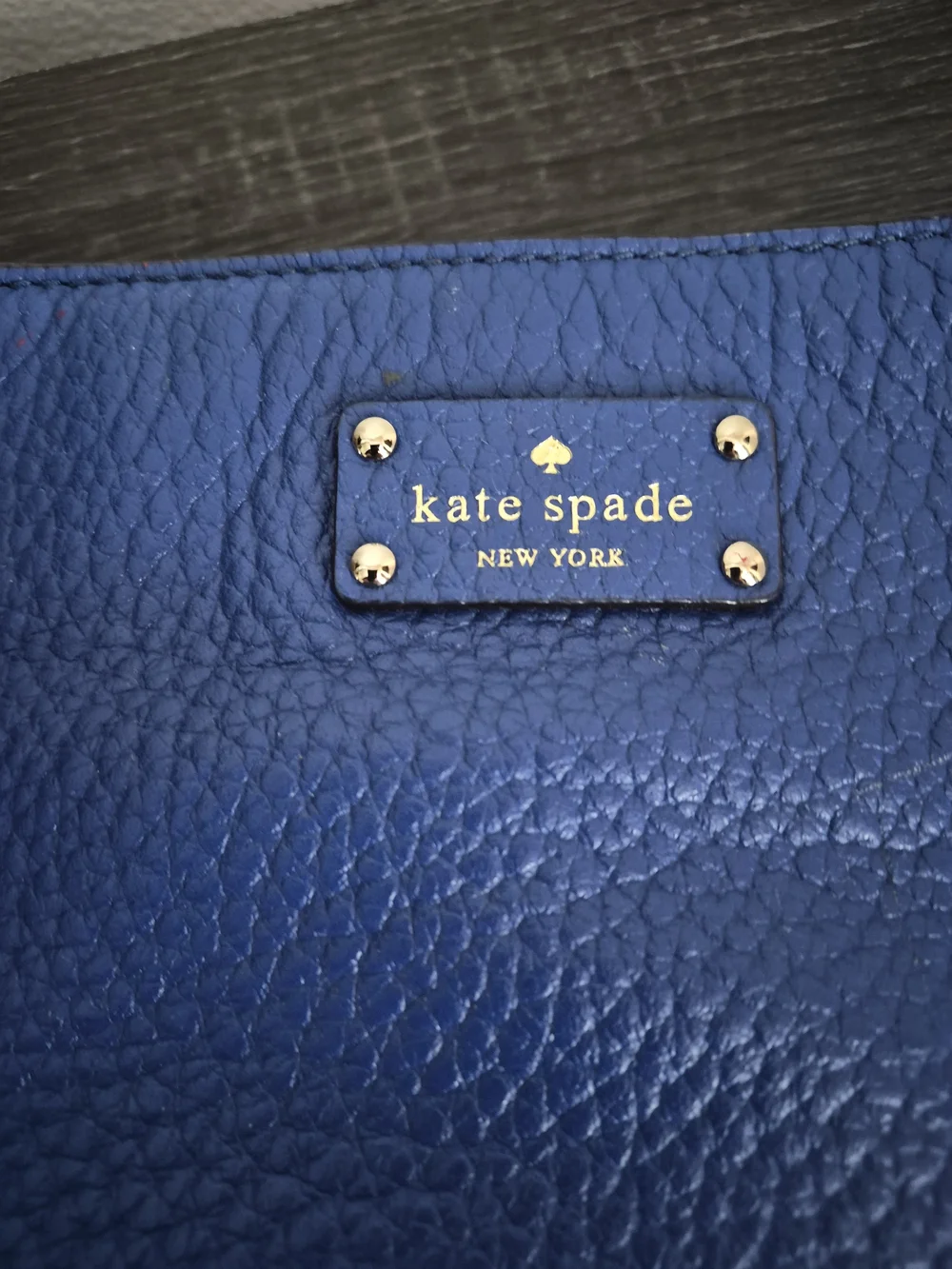 Kate Spade New York Grove Court Cora Pebbled Leather Crossbody Bag - Cobalt Blue